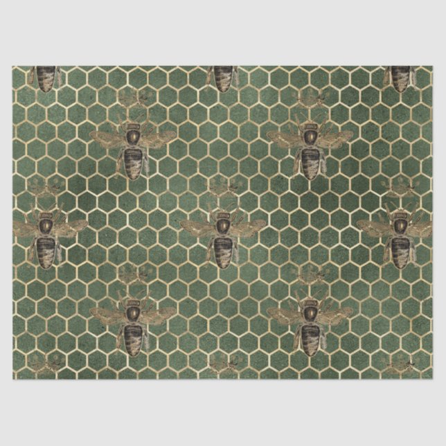 Papel De Seda Diseño de la serie Red Rose Bee 31 (Anverso)