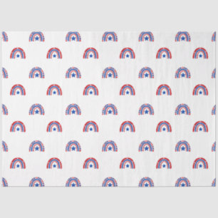 Papel De Seda Diseño de la serie roja y azul de Estados Unidos 2