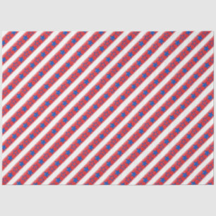 Papel De Seda Diseño de la serie roja y azul de Estados Unidos 2