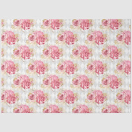 Papel De Seda Diseño de la serie rosa y dorada 7