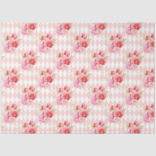 Papel De Seda Diseño de la serie rosa y dorado 14