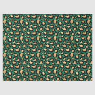 Papel De Seda Diseño de la serie Safari Esmeralda y Gold 3