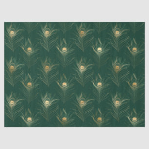 Papel De Seda Diseño de la serie Safari Esmeralda y Oro 16
