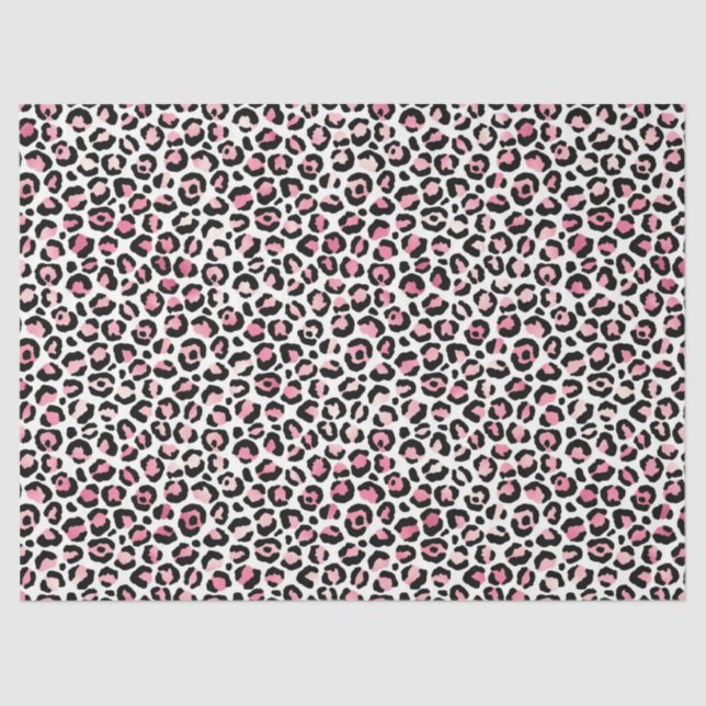 Papel De Seda Diseño de la serie Safari rosa 14 (Anverso)