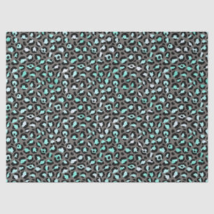 Papel De Seda Diseño de la serie Safari turquesa 11