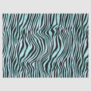 Papel De Seda Diseño de la serie Safari Turquesa 7