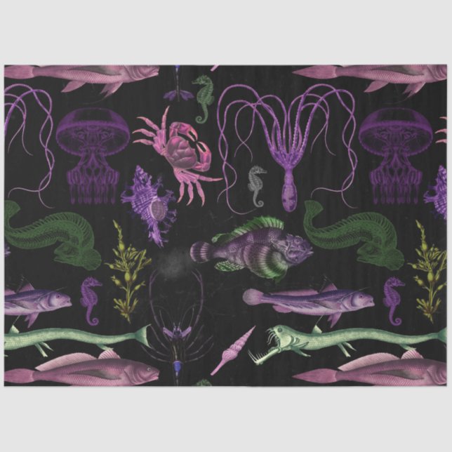 Papel De Seda Diseño de la serie Salt Witch Grimore 15 (Anverso)