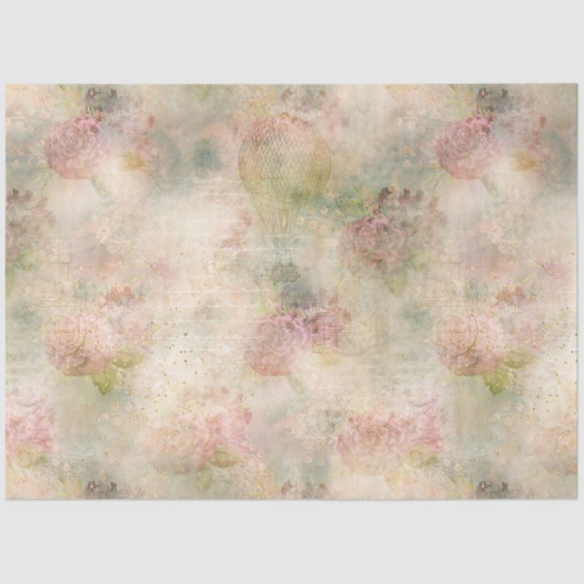 Papel De Seda Diseño de la serie Steampunk Romance 1 (Anverso)