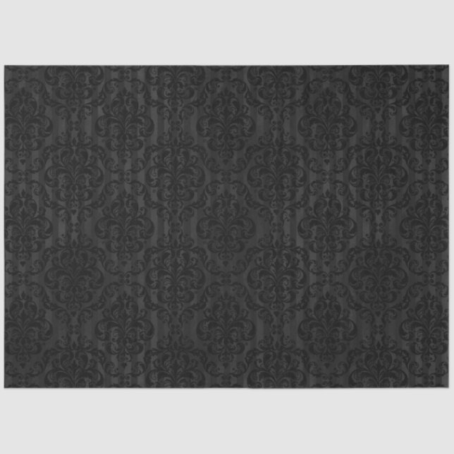 Papel De Seda Diseño de la serie Steampunk rosa y dorado 21 (Anverso)