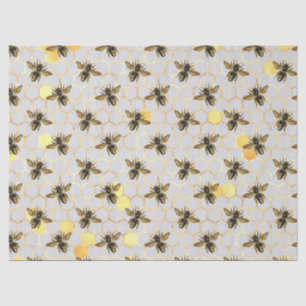 Papel De Seda Diseño de la serie Sunflower y Bee Siete