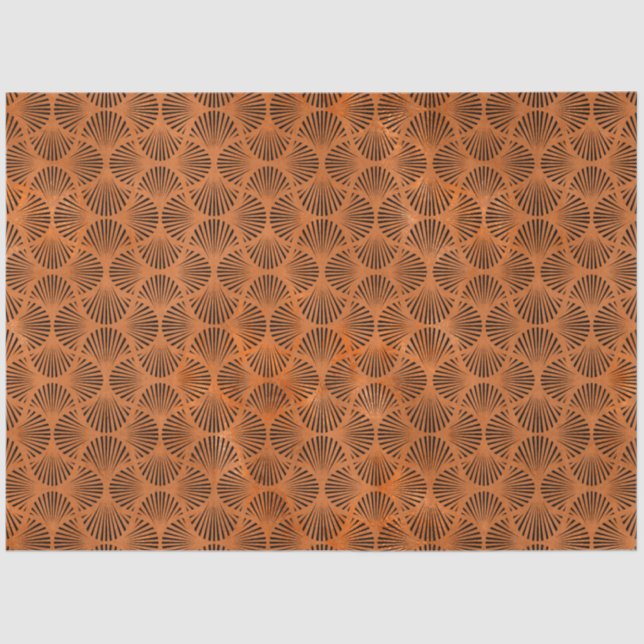 Papel De Seda Diseño de la serie Tigre de Cobre 15 (Anverso)