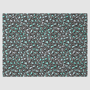 Papel De Seda Diseño de la Serie Turquesa Safari 11