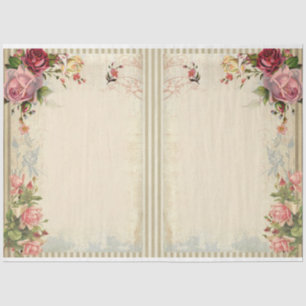 Papel De Seda Diseño de la serie victoriana Shabby Chic 18