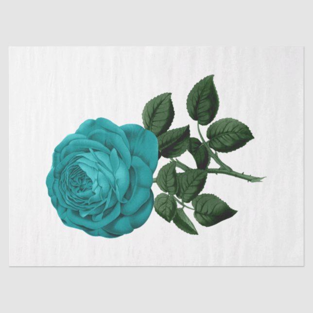 Papel De Seda Diseño de la Serie Vintage Rose 133 (Anverso)