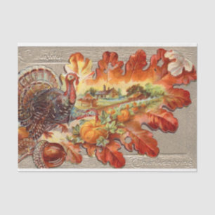 Papel De Seda Diseño de la serie Vintage Thanksgiving Mix 20