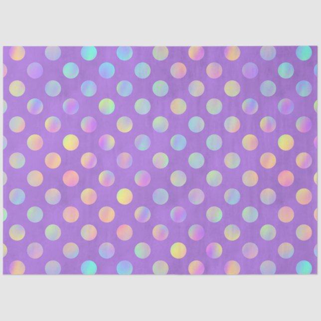 Papel De Seda Diseño de la serie Violet and Rainbows 8 (Anverso)