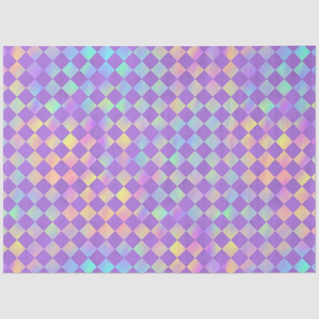 Papel De Seda Diseño de la serie Violet y Arcoíris 12 (Anverso)