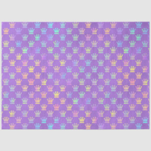 Papel De Seda Diseño de la serie Violetas y Arcoíris 6