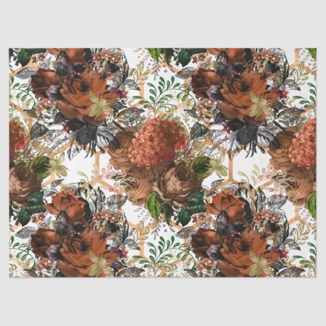 Papel De Seda Diseño de la serie Woodland Bee 47 (Anverso)