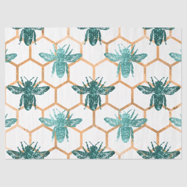 Papel De Seda Diseño de la serie Woodland Bee 50 (Anverso)