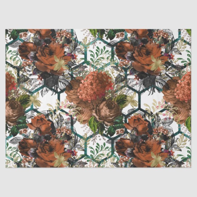 Papel De Seda Diseño de la serie Woodland Bee 61 (Anverso)