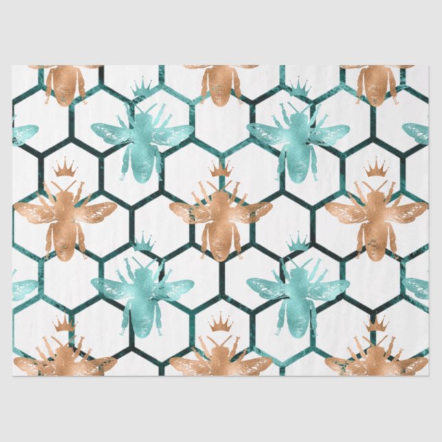 Papel De Seda Diseño de la serie Woodland Bee 63 (Anverso)