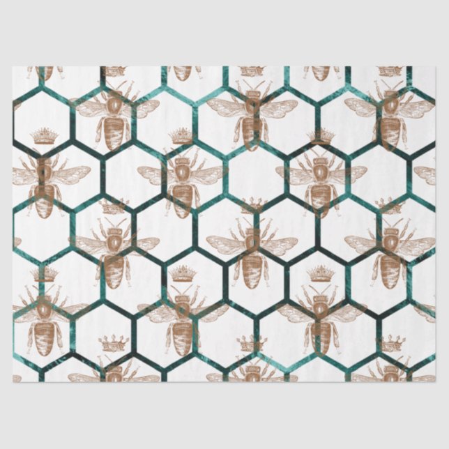 Papel De Seda Diseño de la serie Woodland Bee 64 (Anverso)