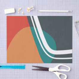 Papel De Seda Diseño de líneas de arte