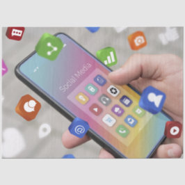 Papel De Seda Diseño de medios sociales de moda