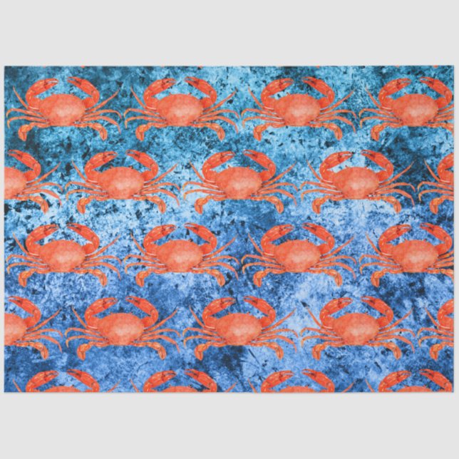 Papel De Seda Diseño de ondas náuticas 2 (Anverso)