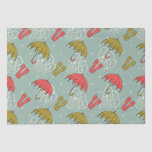 Papel De Seda Diseño de paraguas en temporada lluviosa