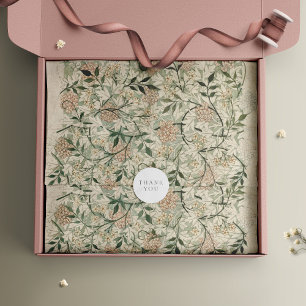 Papel De Seda Diseño de patrón de decoupage de William Morris