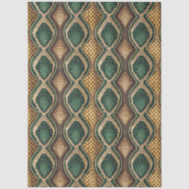 Papel De Seda Diseño de patrón de piel de serpiente con diamante
