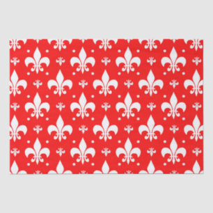 Papel De Seda Diseño de patrones de flor rojo de lis