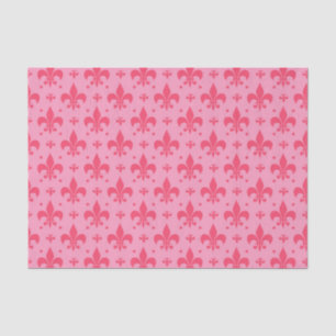 Papel De Seda Diseño de patrones de flor rosado de lis