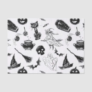 Papel De Seda Diseño de patrones de Halloween