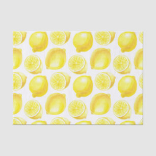 Papel De Seda Diseño de patrones de lemones