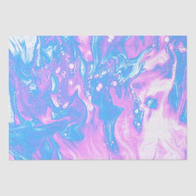 Papel De Seda Diseño de pintura rodada (Anverso)