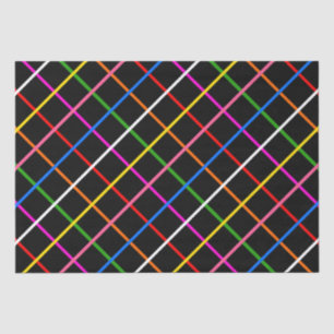 Papel De Seda Diseño de plástico de cristal de color negro en se