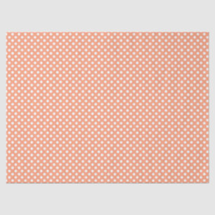 Papel De Seda Diseño de Polkadots Salmon Ligero