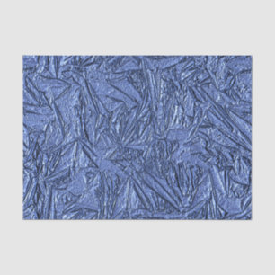 Papel De Seda Diseño de Relieve metalizado azul