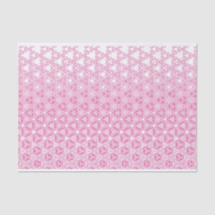 Papel De Seda Diseño de resumen floral rosa