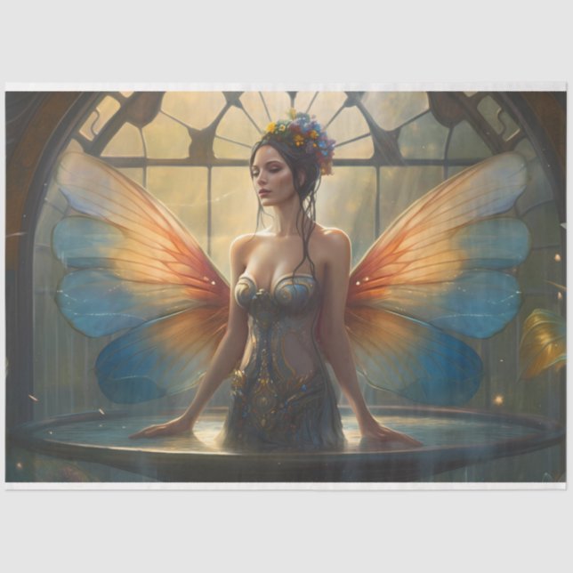 Papel De Seda Diseño de serie de hadas mística 3 (Anverso)