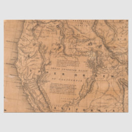 Papel De Seda Diseño de serie de mapas antiguos 10