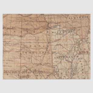 Papel De Seda Diseño de serie de mapas antiguos 12