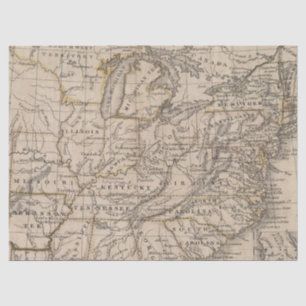 Papel De Seda Diseño de serie de mapas antiguos 9