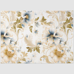 Papel De Seda Diseño de serie floral Boda 3