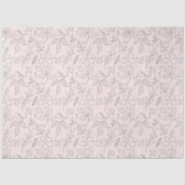 Papel De Seda Diseño de serie floral rosa 2