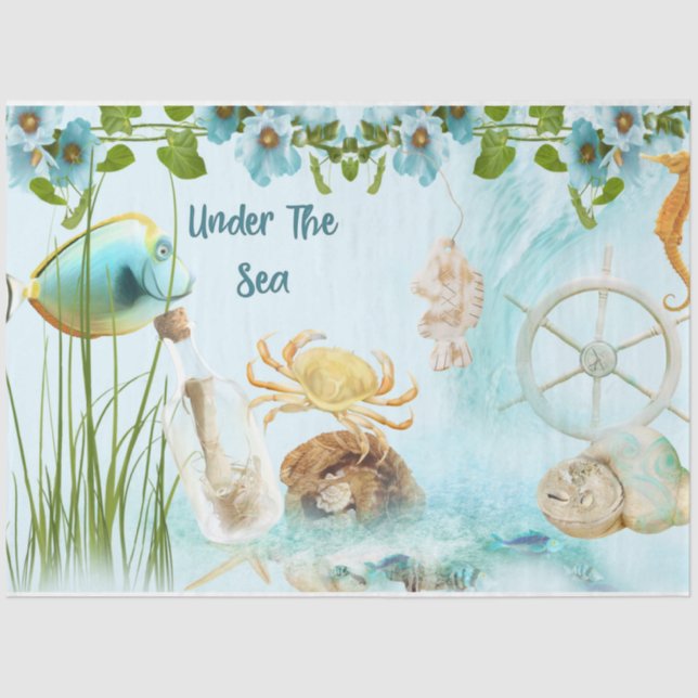 Papel De Seda Diseño de serie náutica 12 (Anverso)