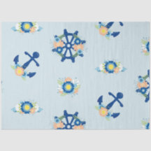 Diseño de serie náutica floral 8